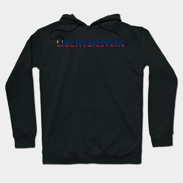 Drapeau Liechtenstein Hoodie by Pixelforma